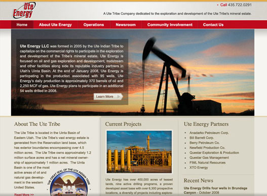 Energy Solutions Web Design