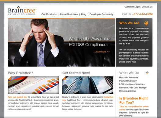 Financial Web Design