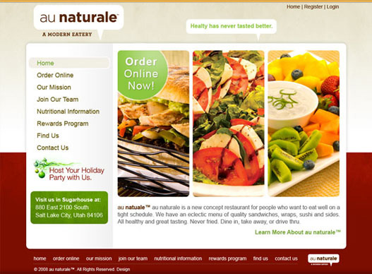 Restaurant Web Design